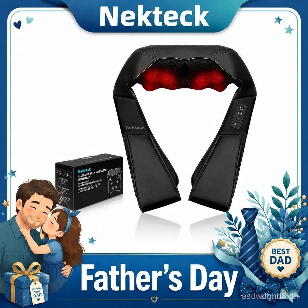เครื่องนวดคอและหลังกดจุดพร้อมฟังก์ชั่นทําความร้อน,Ergonomic8A การนวดลึก node,เครื่องนวดหลังกดจุดไฟฟ้