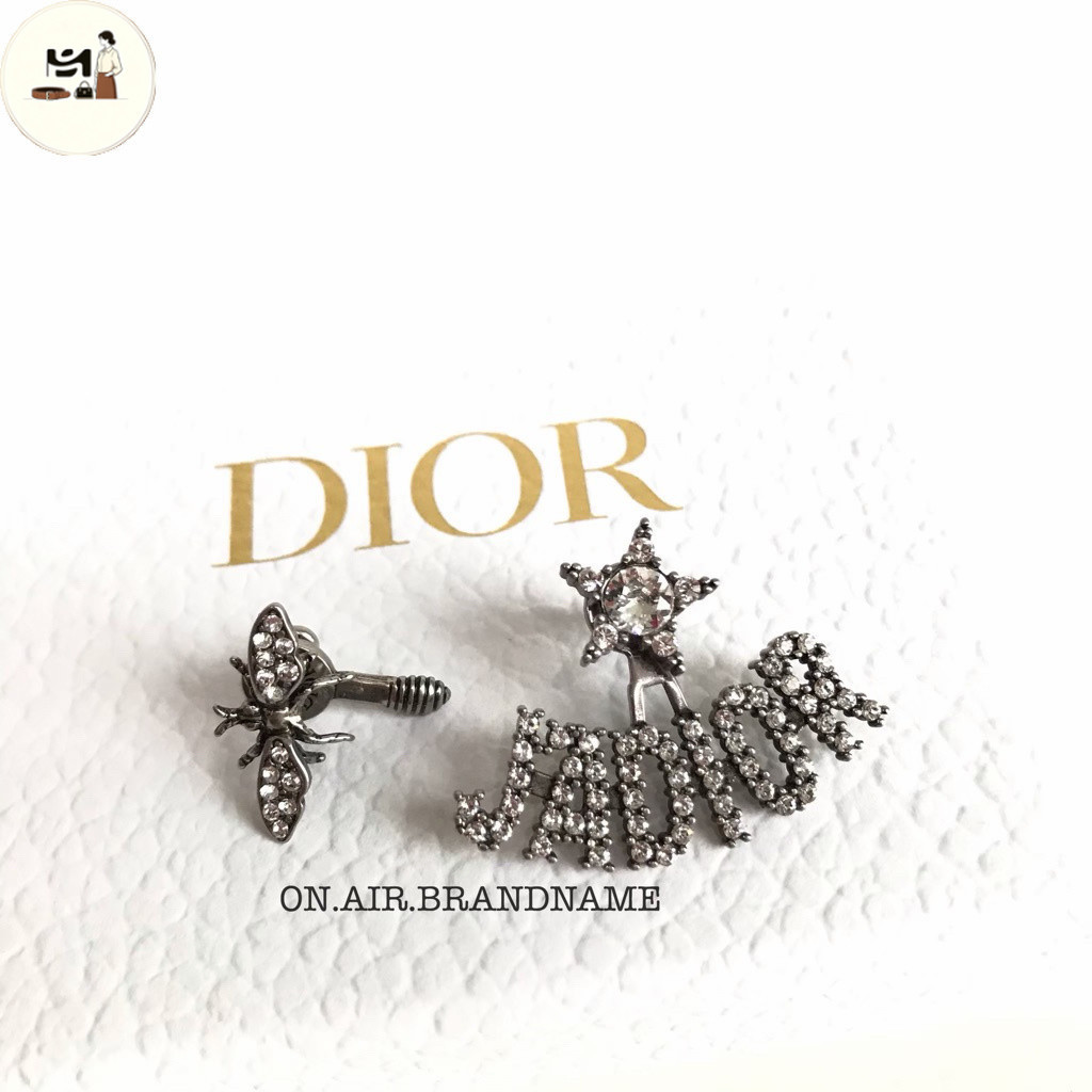 ของแท้ 100%ของแท้ 100%New dior jadior dior earrings ต่างหู รุ่นฮิตสุด