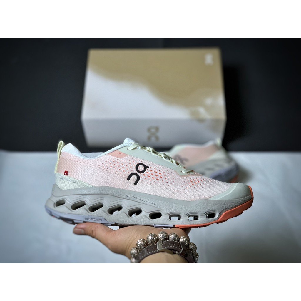 On Running Cloud Cloudsurfer Trail 2 ผู้ชายผู้หญิงรองเท้าข้ามประเทศ Unisex คู่สบายกีฬาตาข่าย GO0X