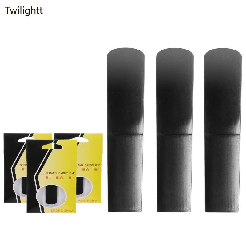 WILI 3 ชิ้นแซ็กโซโฟน Reed แซ็กโซโฟนเปลี่ยน Reed Strength1 5 2 0 2 5 สําหรับ Soprano Sax Reed Woodwin