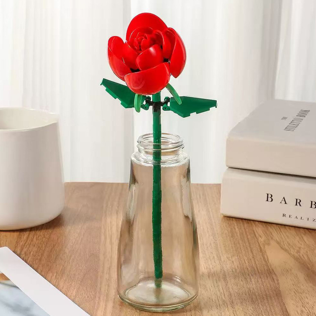 [Julia1.th] Christmas Advent Calendar Flower Christmas Building Blocks Xmas Counted Calendar Holiday