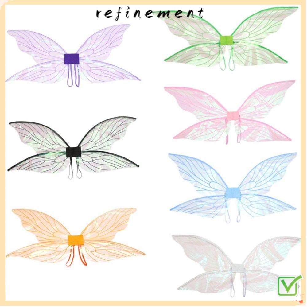 REFINEMENT Cicada Wing Gift Princess Angel Wing Halloween Costume Accessories Girls Dress-Up Wings