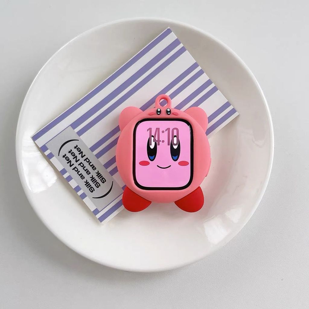 Kirby Soft Silicone Case สําหรับ Apple Watch 11 10 7 SE Ultra iWatch Watch S9 S8 Series 9 8 7 6 5 4 