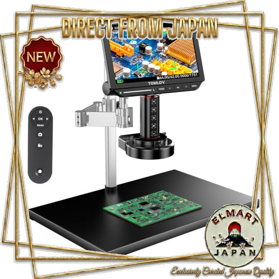[Direct From Japan] TOMLOV Autofocus 4K Digital Microscope [Industry's Only Automatic Focus] 2000X A