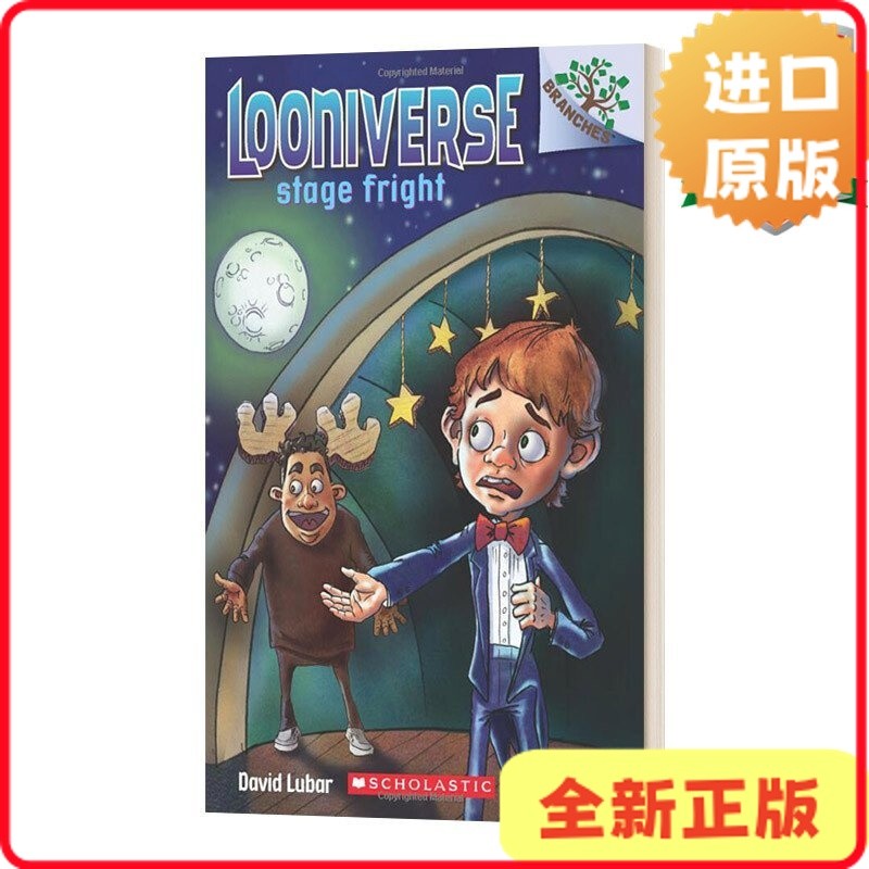 [สต๊อกพร้อมดั้งเดิม] Looniverse #4:: Stage Fright Stage Fright 4 English Original Lubar9780545496087