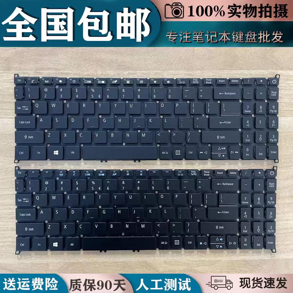 เหมาะสําหรับ Acer SF315-51G A515-52G คีย์บอร์ด N17P6 N17P4 N19P4 N19C1 A715