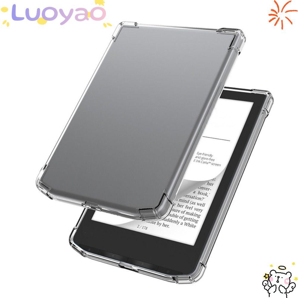 LUOYAO1 PB629/PB634 Funda, Soft TPU 6 นิ้ว eReader, คุณภาพสูงโปร่งใสกันกระแทกเปลือกป้องกันสําหรับ Po