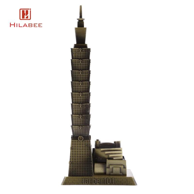 [UsusexaMY] Vintage Taipei 101 Tower Building Sculpture รูปปั้นหุ่นรุ่น Home/ตกแต่งสํานักงานของสะสม