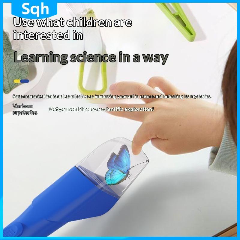 Brri Portable Clear Insect Catcher Viewer สําหรับเด็ก Outdoor Nature Exploration ywr