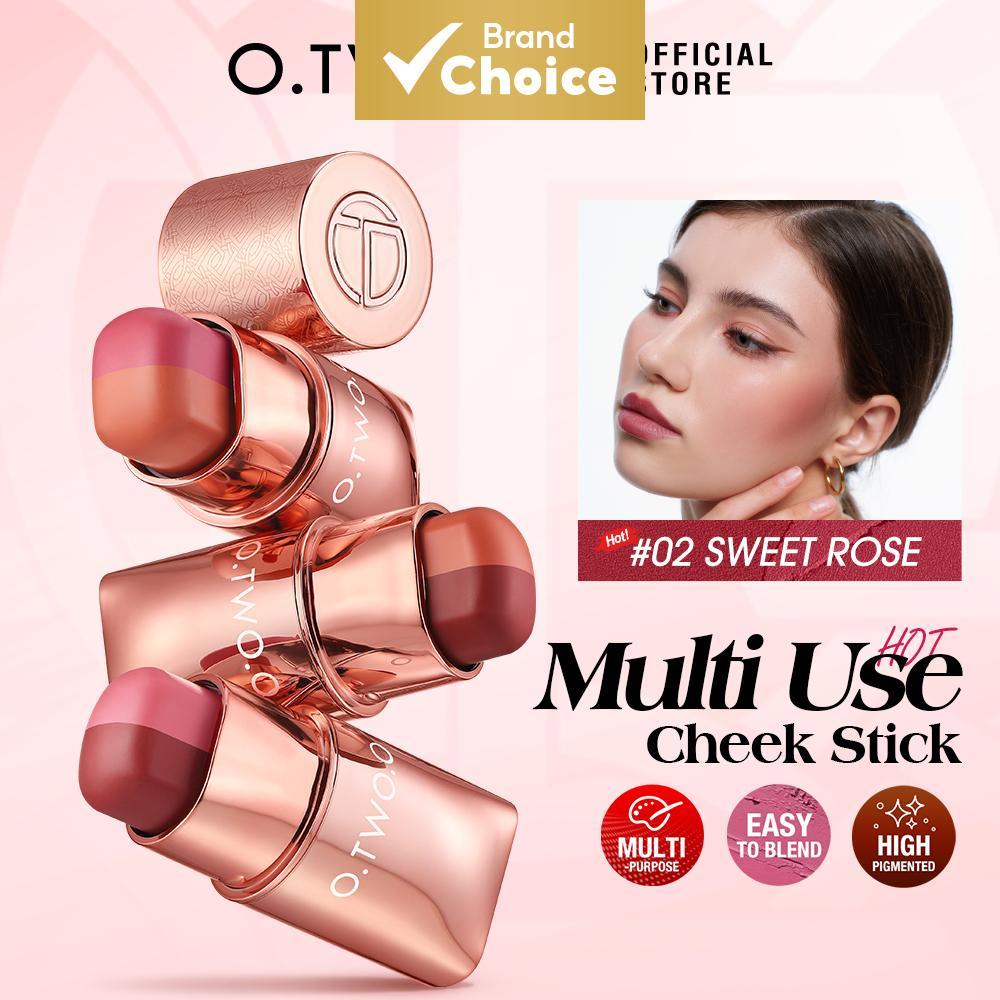 O.TWO.O ค棒ลิปสติก颊แดง Haute Lip & Cheek Stick เนื้อนุ่มลื่น 2 สี 7g 3 เฉดสี