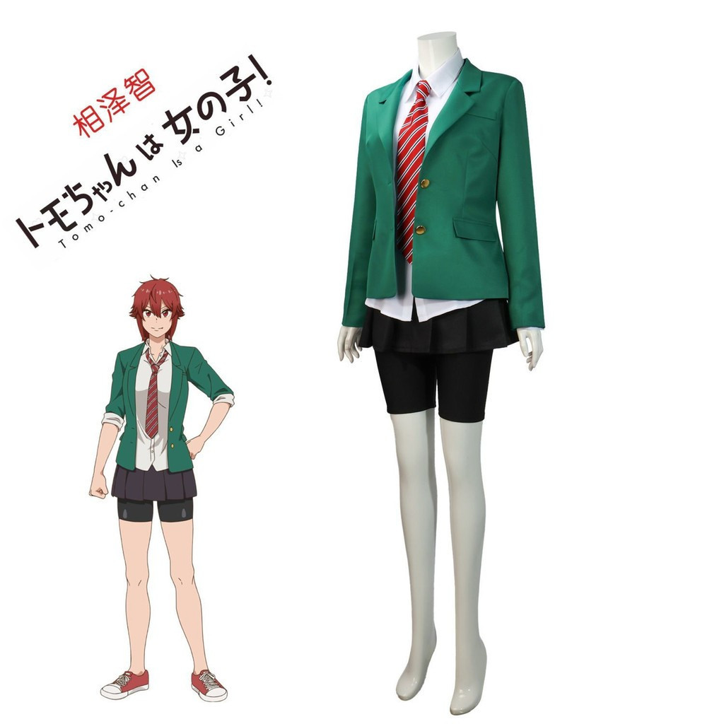 Tomo-chan Is a Girl! Sawachi Tomo ชุดคอสเพลย์ฮาโลวีน R6Z3