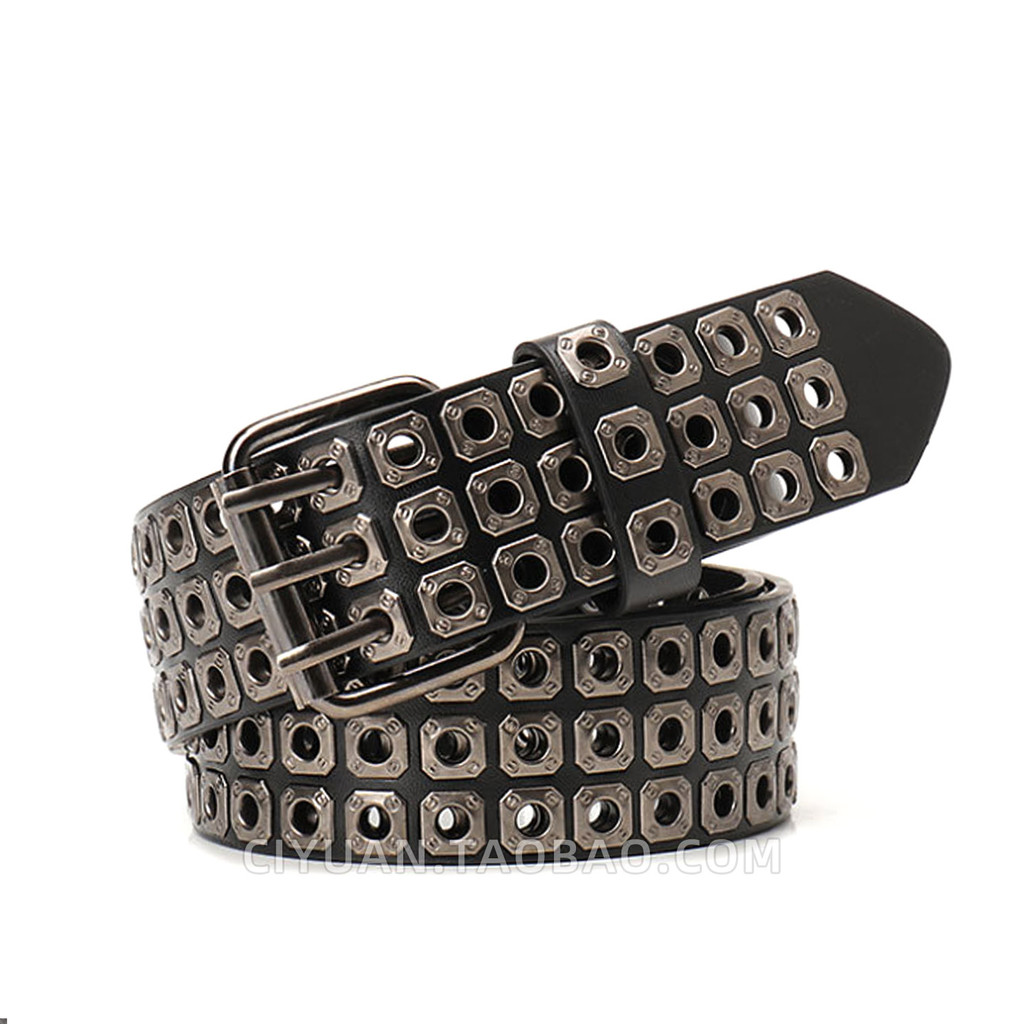 Lolita Cyberpunk Future Wasteland Yabi Square Belt Retro Mechanical Belt Asian Culture Spice Cool Ac