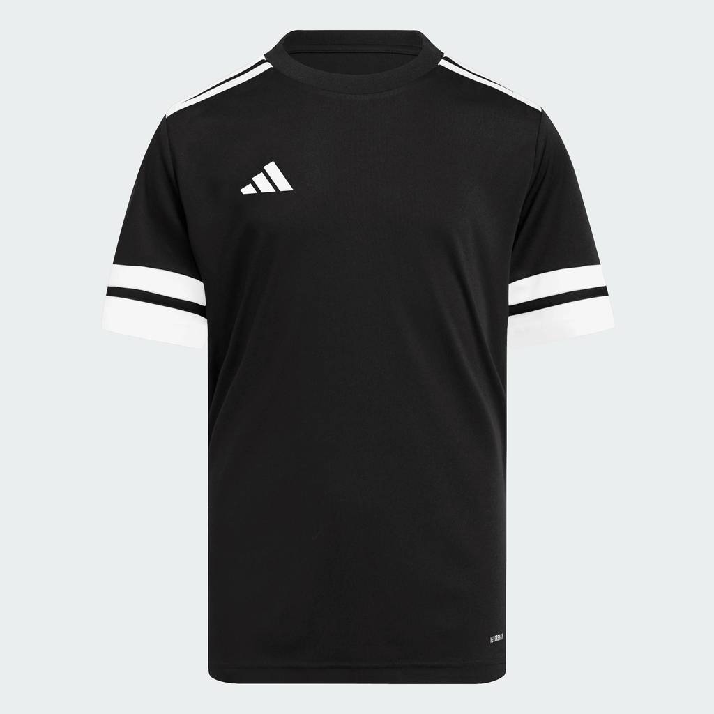 adidas ฟุตบอล เสื้อฟุตบอล Squadra 25 สำหรับเด็ก เด็ก สีดำ JJ0052