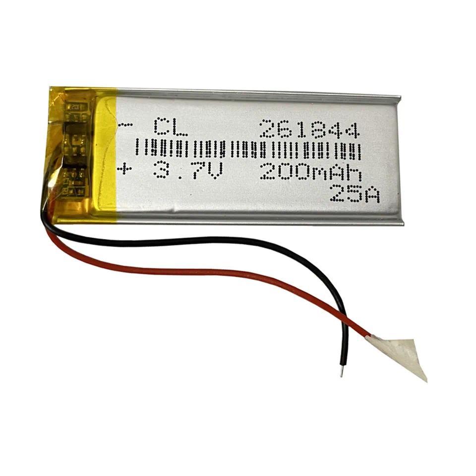 【QJ】PR261844N 261844 321638 3.7V 200mAh แบตเตอรี่ Li-Polymer สําหรับ Samsung YP-U5 MP3 Player/สําหรั