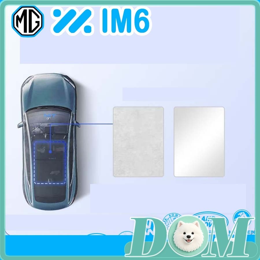 [READY]MG IM6 Sunroof sunshade Body kit mg im6 Suede Canopy sunshade Car decoration accessories WL4O