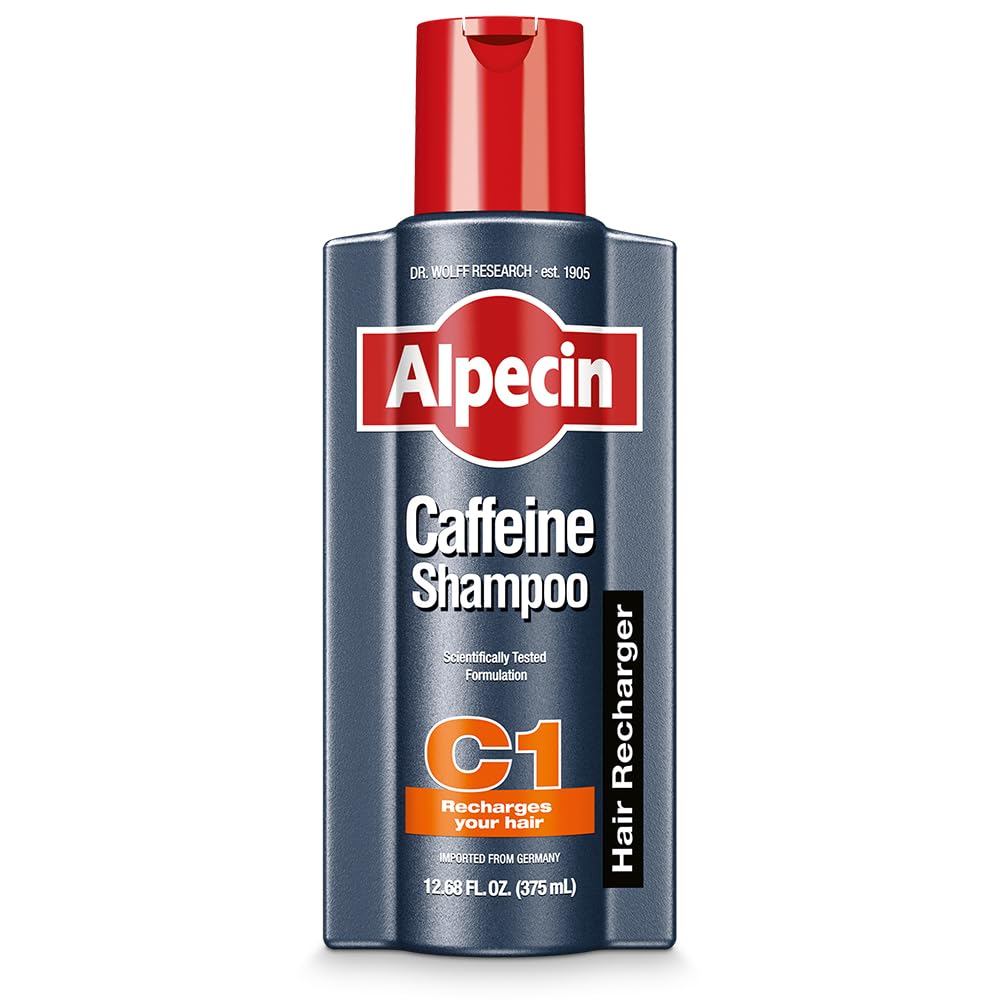 Alpecin C1 Caffeine Shampoo 12.68 fl oz I Hair Performance Enhancer I ส่งเสริมเส้นผมธรรมชาติและความห