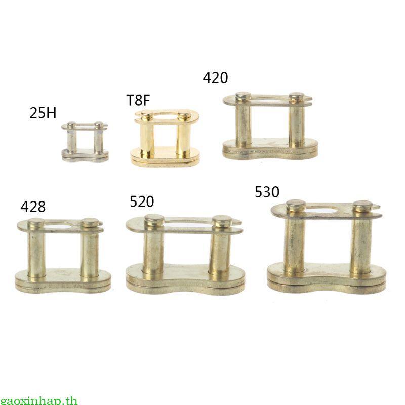 Gaoxinhap 25H T8F 420 428 520 530 Chain Master Link สําหรับ Dirt Pit ATV Quad รถจักรยานยนต์
