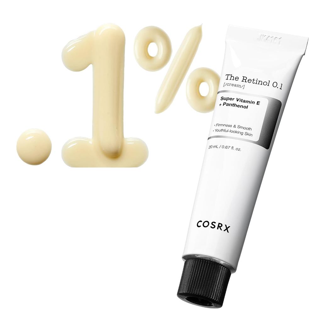 COSRX 0.1% Retinol Cream ครีมบํารุงรอบดวงตาและคอต่อต้านวัย (0.67 fl.oz) HAVE