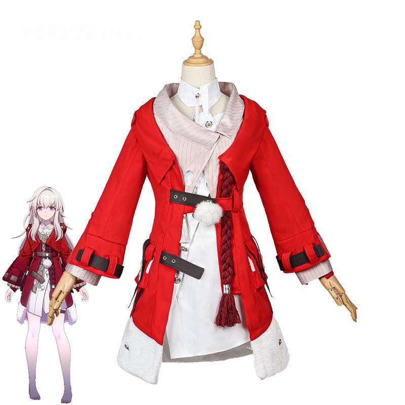 Honkai Star Rail คอสเพลย์ Clara เครื่องแต่งกายชุด Pioneer คอสเพลย์เกมสาวเสื้อผ้าชุดชุดเครื่องแต่งกาย