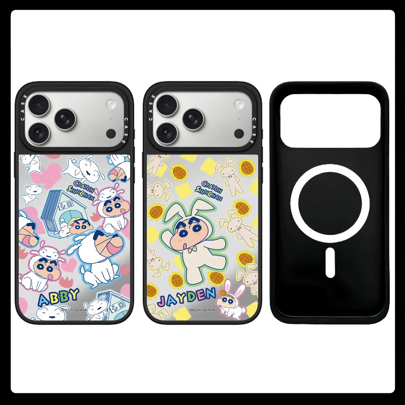 Magnetic Style Naughty Kid Pattern เคสโทรศัพท์ iPhone เหมาะสําหรับ iPhone18promax 17Air 16plus 15 14