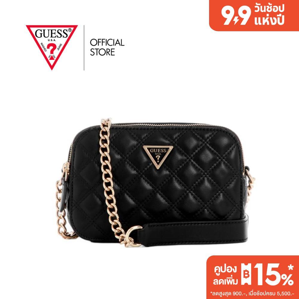 GUESS กระเป๋า รุ่น QG967314 GIULLY II CAMERA BAG สีดำ