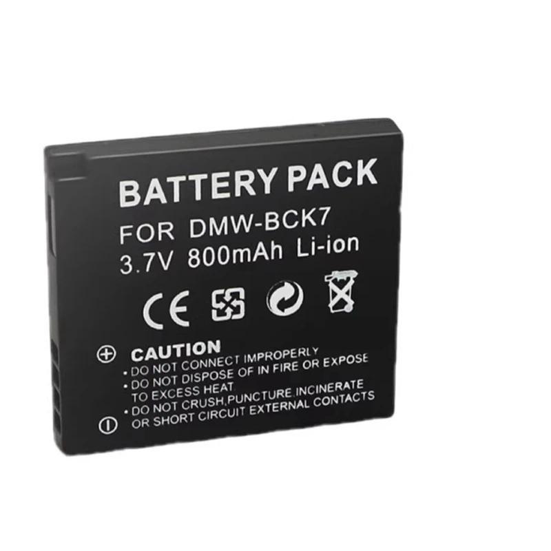 【QJ】2 ชิ้น/ล็อต DMW-BCK7 800mAh 3.7V แบตเตอรี่ลิเธียมสำหรับ DMW-BCK7E DMW-BCK7GK DMW-BCK7PP