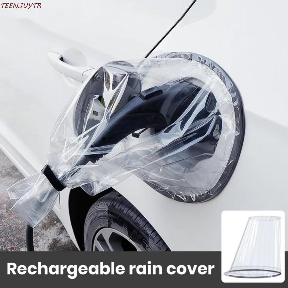 TEENJUYTR EV Charger Plug Port Cover, Universal Rainproof Car Charger Port Cover,แม่เหล็กหนากันน้ําไ