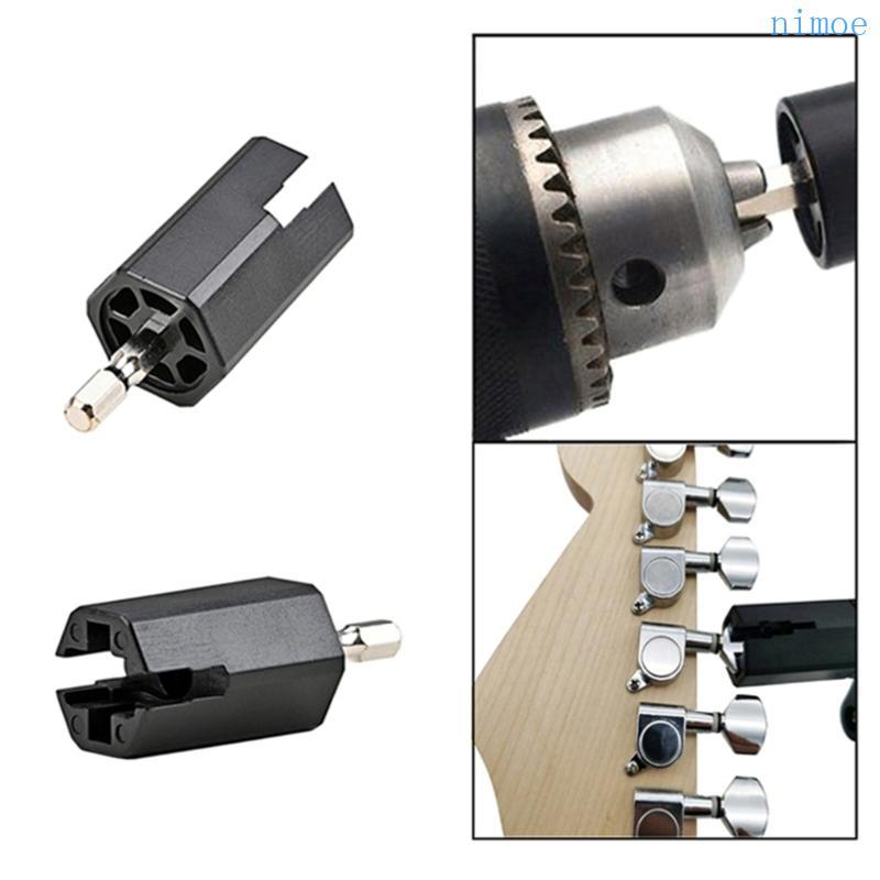 Nio Guitar String Winder Head Hex สว่านไฟฟ้า Tuning Peg Puller เครื่องมือบํารุงรักษา