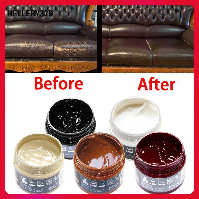 [hellery32d] การเปลี่ยนสีสําหรับการฟื้นฟูสีและซ่อมแซมเครื่องหนัง ครีมสดชื่น, แปะต่ออายุสี, บาล์มซ่อมแซมสําหรับโซฟา