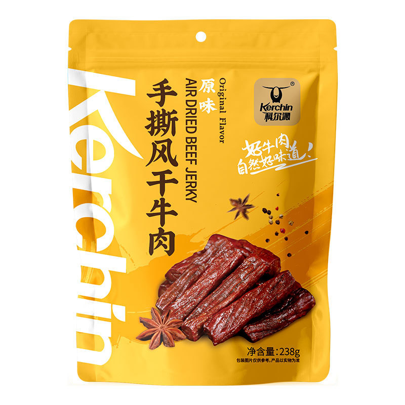 สินค้าใหม่พร้อมสต็อกมองโกเลียใน Coleqin Beef Jerky Shredded Air Jerky Beef Jerky g Bag Beef Jerky Sn