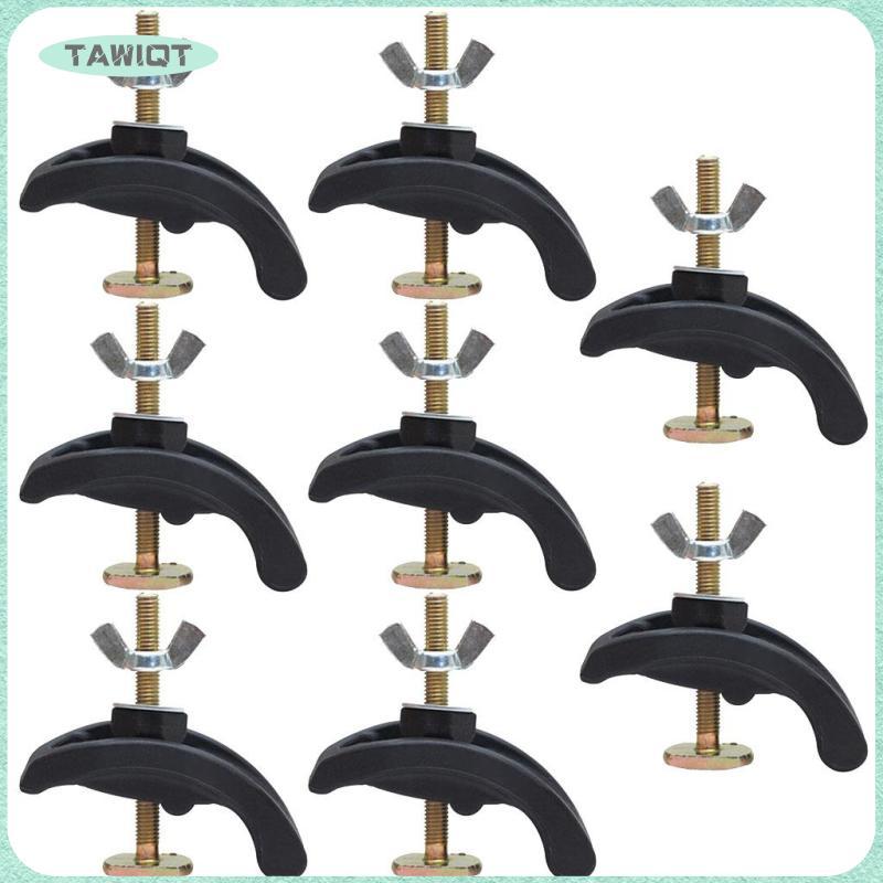 [tawiqt.th] 8 x CNC Milling เครื่องแกะสลักแผ่นกด Clamp Splint Platform Accs