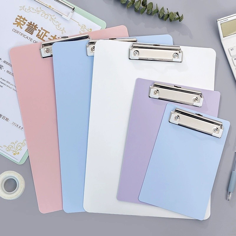 A4 A5 A6 A7 คลิปบอร์ดพลาสติกสํานักงานแฟ้มกระดานเขียนนักเรียน Notepad