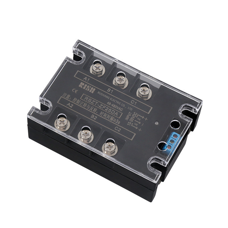 สาม-Phase 220V40 Solid State Relay มอเตอร์ย้อนกลับ RISH-3ZF โมดูล 380V DC ควบคุม AC 60A