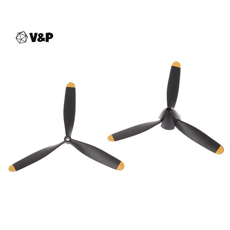 V & P Volantex RC 3 des ใบพัดสําหรับ 761-5 P-51D 761-8 F4U 761-9 T28 761-11 BF109 761-2 Spitfire RC 