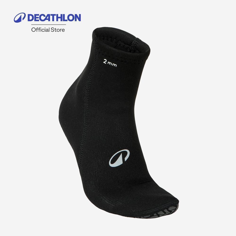 Decathlon Diving Foot Pockets 2Mm Scd ถุงเท้าดำน้ำหนา 2 มิลลิเมตร - Black