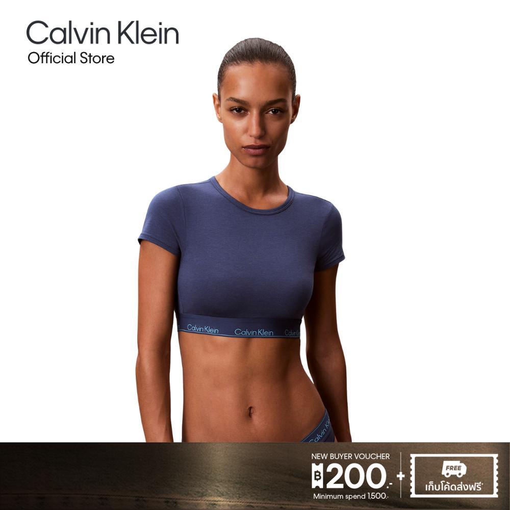 CALVIN KLEIN เสื้อชั้นในผู้หญิง Icon Cotton Modal รุ่น QF8495AD CEC-สีน้ำเงินเข้ม