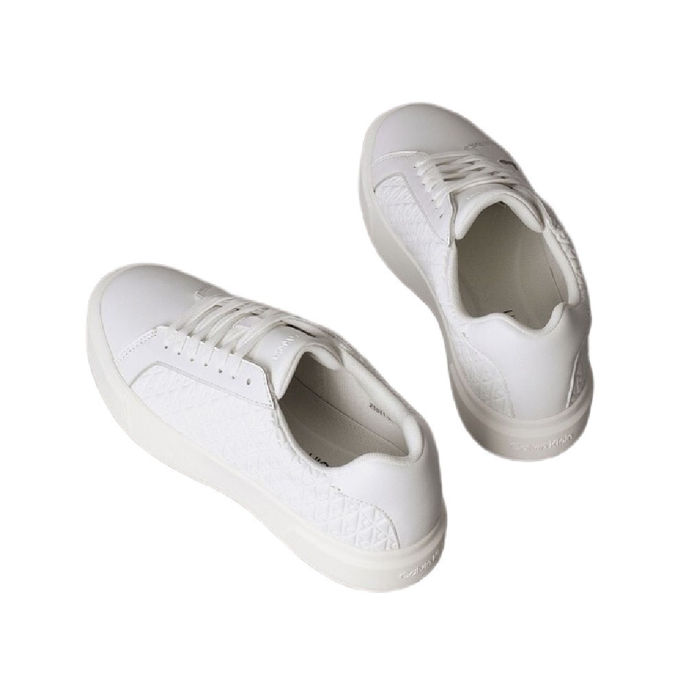 CALVIN KLEIN حذاء رياضي نسائي YW02006 — أبيض — صورة 4