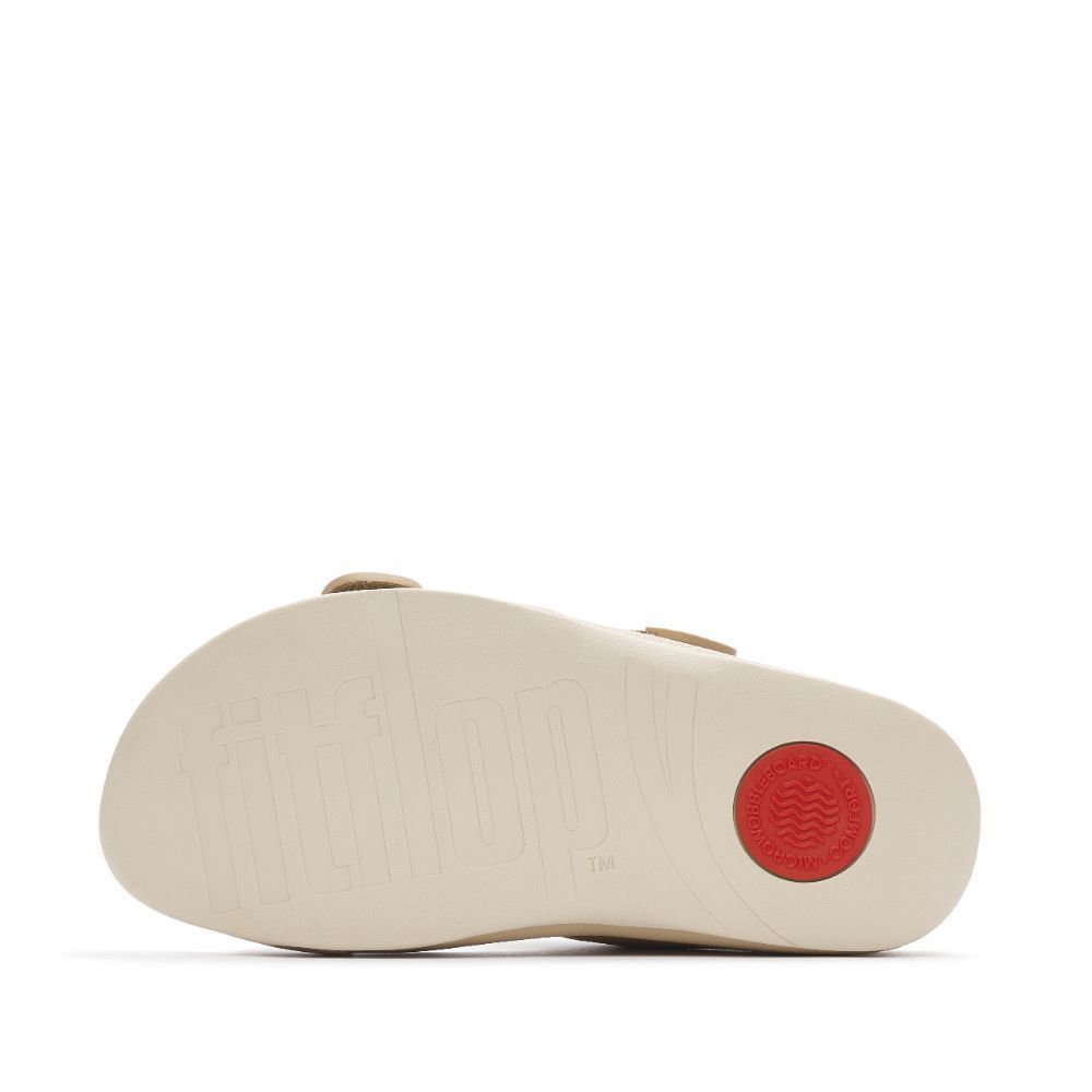 FITFLOP صندل رجالي Gogh Moc جلد — بيج — صورة 4