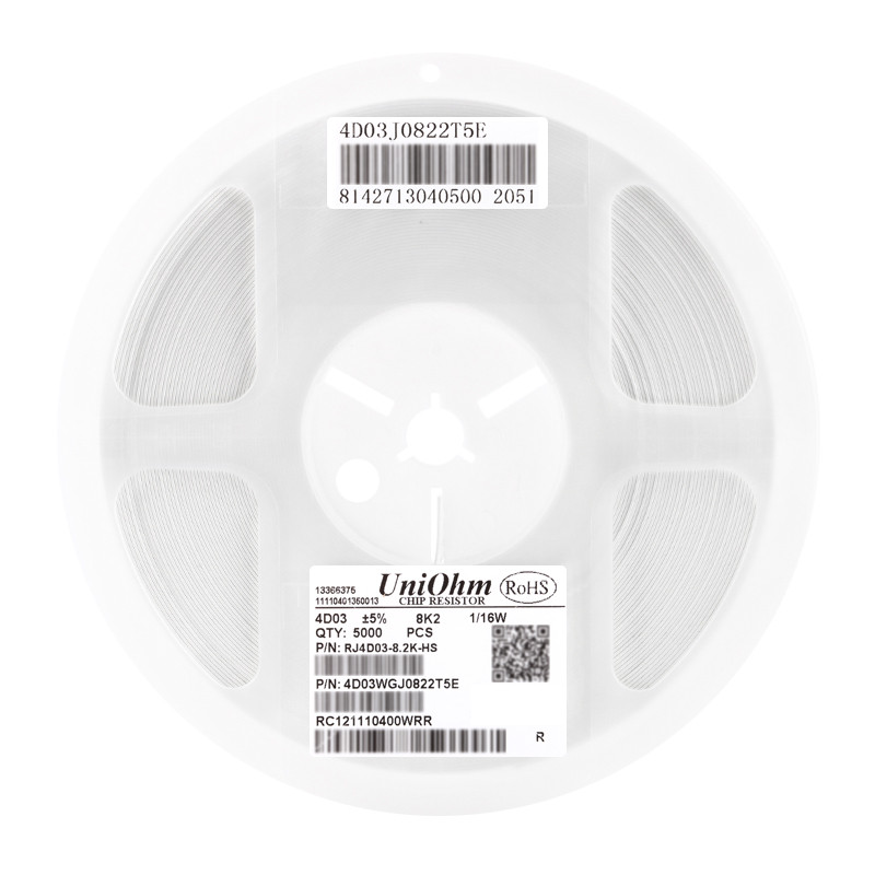 1206 (0603 * 4) Patch Network Discharge 8.2K (822) ±5% 1/16W 4D03WGJ0822T5E
