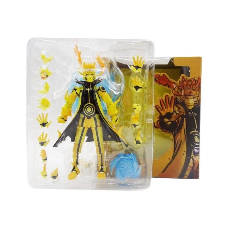 1 ชิ้น NARUTO Shippuden SHF Uzumaki Naruto Kurama ตัวเลขอะนิเมะ Rasengan Movable Action Figure เครื่
