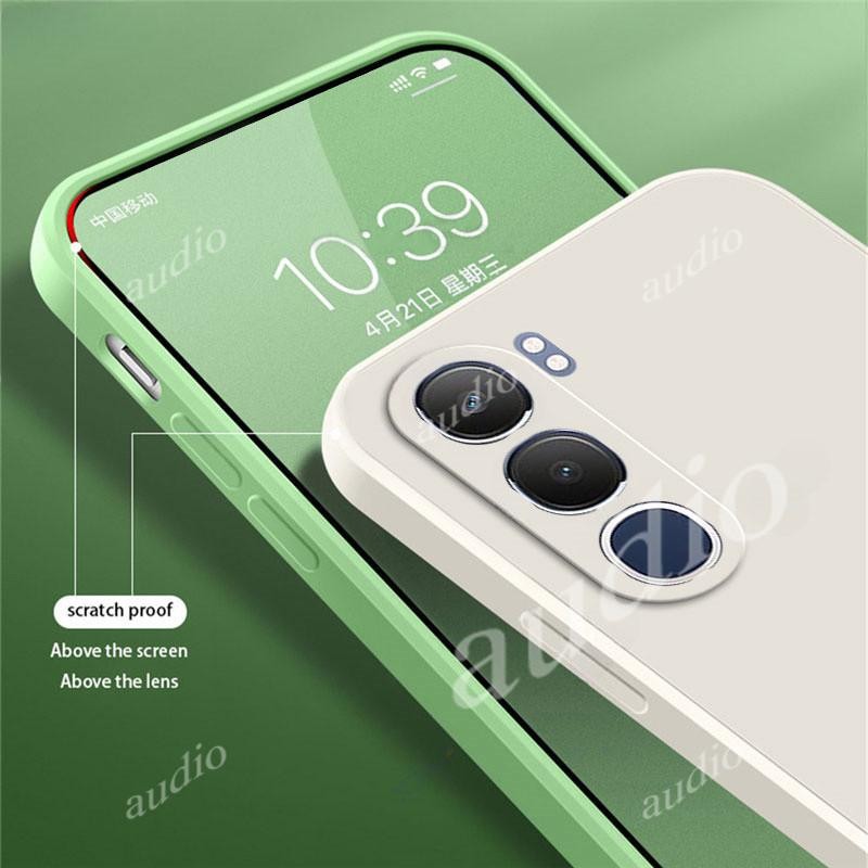 Vivo Y21d 4G Original SquareซิลิโคนเหลวสําหรับVivo Y21d Y21d VivoY21d 4GฝาครอบกันกระแทกOriginal TPUซ
