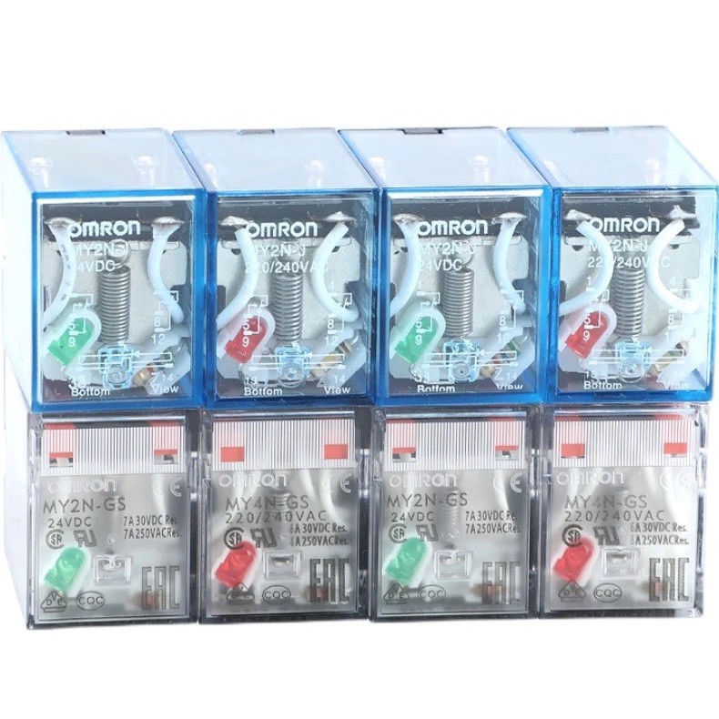 Omron รีเลย์กลาง MY2N-J MY4N-J LY2N-J LY4N-J LY2N-J LY4N-J LY2N-D2 DC24V