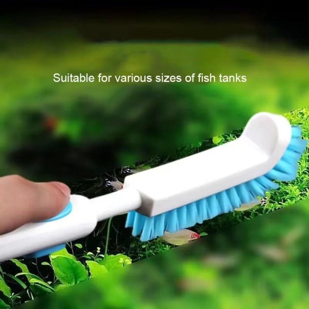 WONDA แปรงทําความสะอาดสาหร่ายตู้ปลา, ขจัดตะกรันไม่มีมุมตายแปรงตู้ปลา, ทนทาน 33 ซม.หดไนลอนถังปลาทําความสะอาดสิ่งประดิษฐ์เครื่องมือทําความสะอาดคราบ - รูปที่ 7