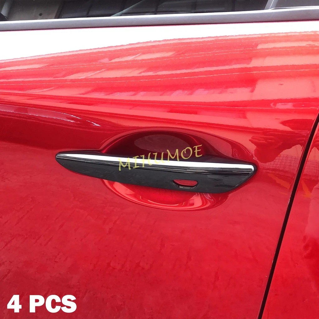 สําหรับ Mazda 3 BP CX-30 CX30 DM CX50 CX60 CX-60 CX80 CX90 สีดําประตูฝาครอบ Trims Protector สติกเกอร