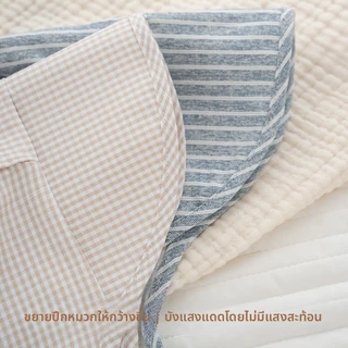 หมวกปีกกว้างสำหรับเด็ก ออกแบบมาป้องกันรังสีUV มีขนาดกว้าง สบายเมื่อนำไปใช้งานนอกบ้าน