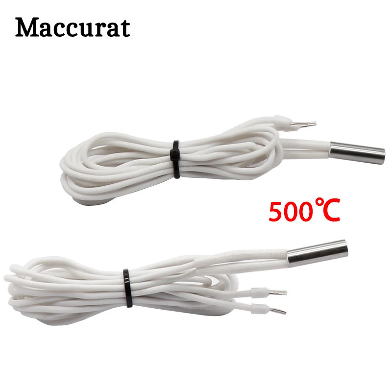 Maccurat 1 PC 3D ชิ้นส่วนเครื่องพิมพ์ความร้อนหลอด 6*20 มม.12V 24V 70W เซรามิคตลับหมึกเครื่องทําความร