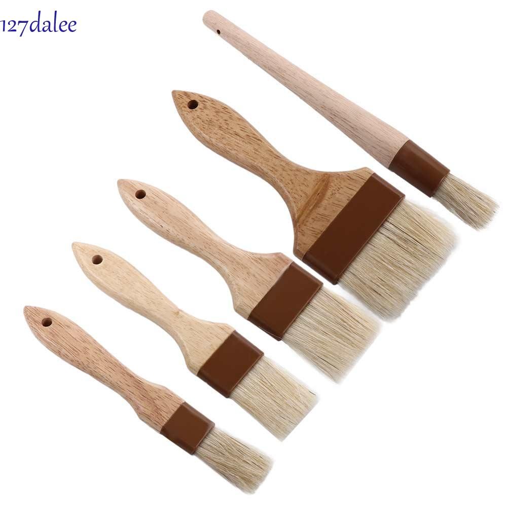 DALEE Pastry Brush ทําอาหารเบเกอรี่ด้ามไม้ครัวย่างเครื่องมือหมัก