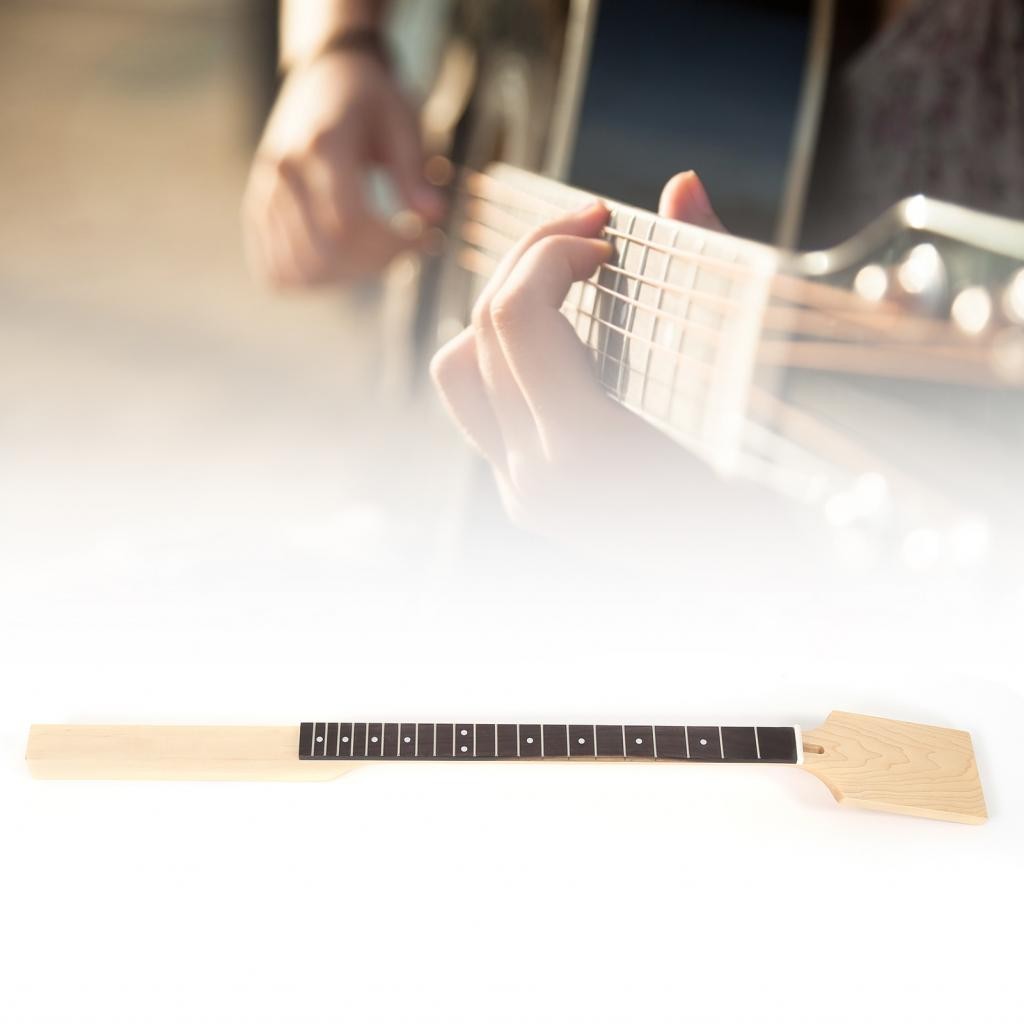 21 Frets Fretboard 905 มม.ยาว Fine ขัดกีตาร์คอสําหรับซิการ์กล่องกีตาร์