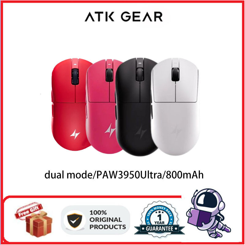 ATK GEAR Dragonfly A9 Ultimate Wireless Double 8K 3950Ultra Gaming Mouse