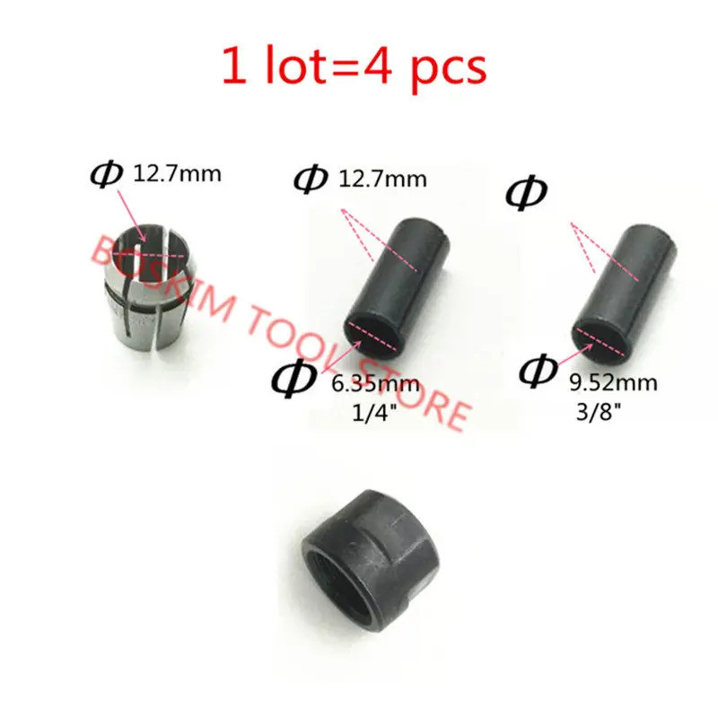 Collet 1/2" 1/4" 3/8" 12.7 มม. สําหรับ MAKITA 763629-0 763622-4 763628-2 3612Y M3600 3612 3612C MT36